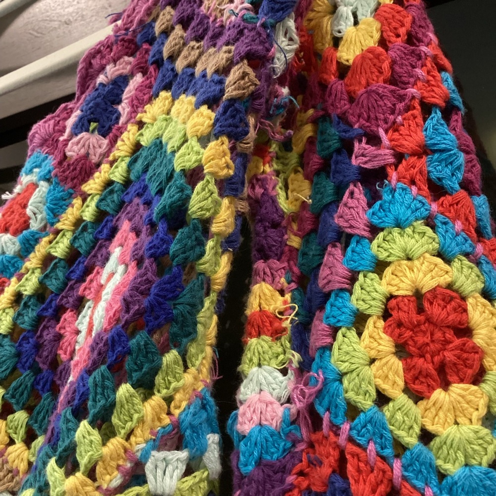 SPELL and the Gypsy Carnaby Colorful Crochet Crop Top M/L - Picture 14 of 16